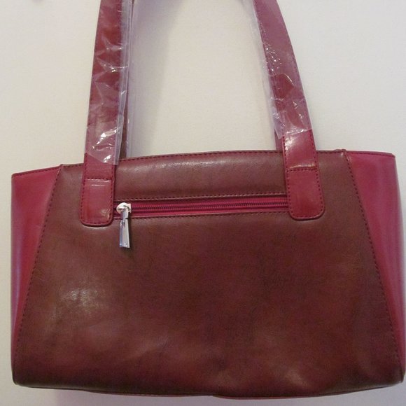 Marco New York Red Leather Bag - Picture 3 of 12
